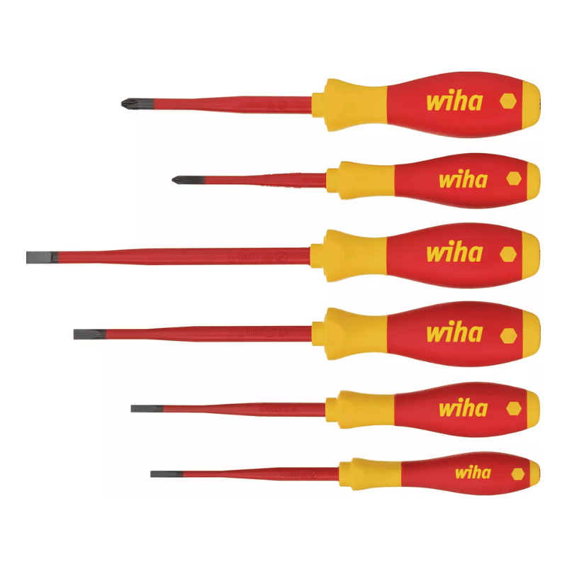 Bộ tua vít cách điện Wiha Slimfix Softfinish 35389