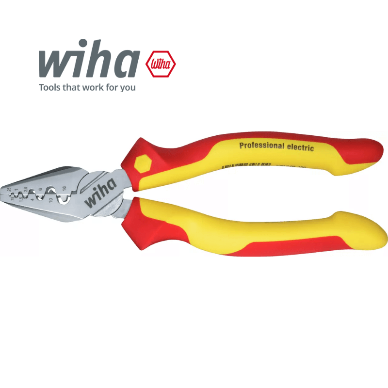 Kìm bấm cos cách điện 1000V Wiha 35862 – Chuẩn IEC 60900