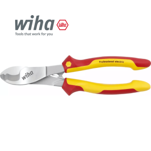 Kìm cắt cáp cách điện 1000V [KHÔNG CẮT THÉP] dài 210mm Wiha 43662