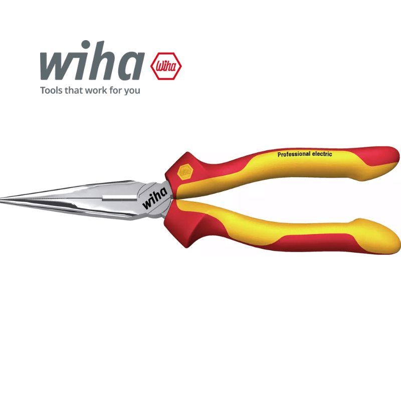 Kìm nhọn cách điện 1000V 200mm Wiha 26727 – Cắt, uốn, kẹp